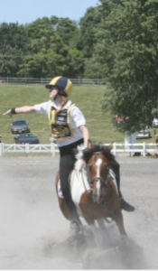 Minnow putting on the brakes during competition 2007